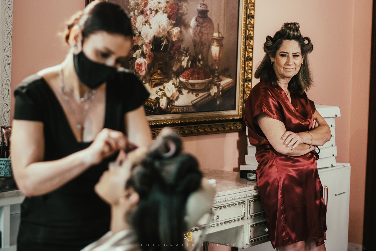  Fotografia de Making of de casamento no buffet callegari espaço itália