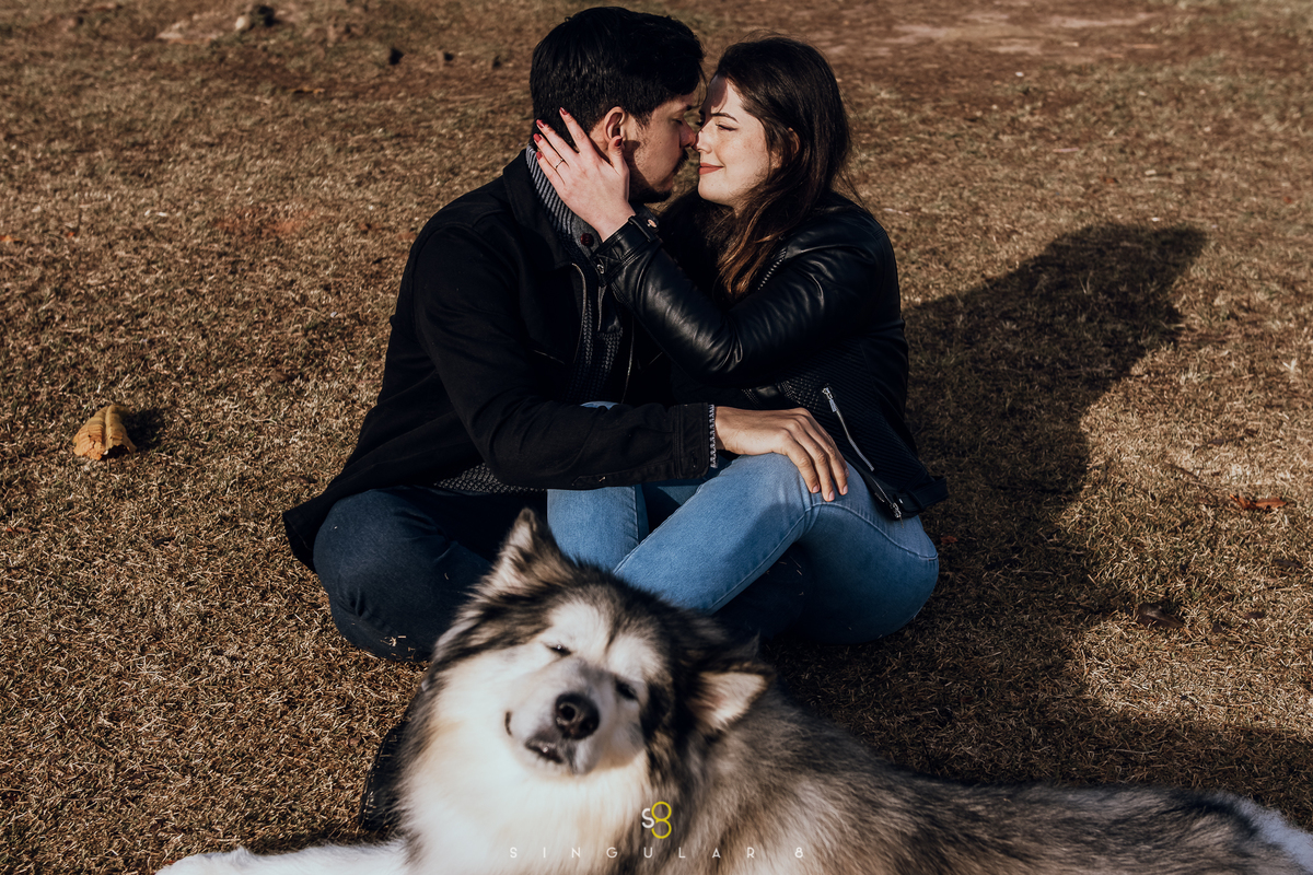 Fotografia com pet em são paulo no parque Villa Lobos
