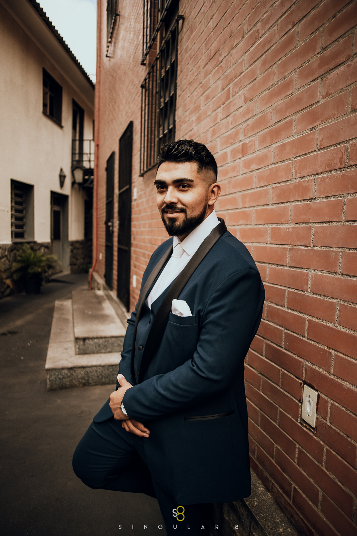 fotografia de noivo na igreja da lapa pirituba são paulo