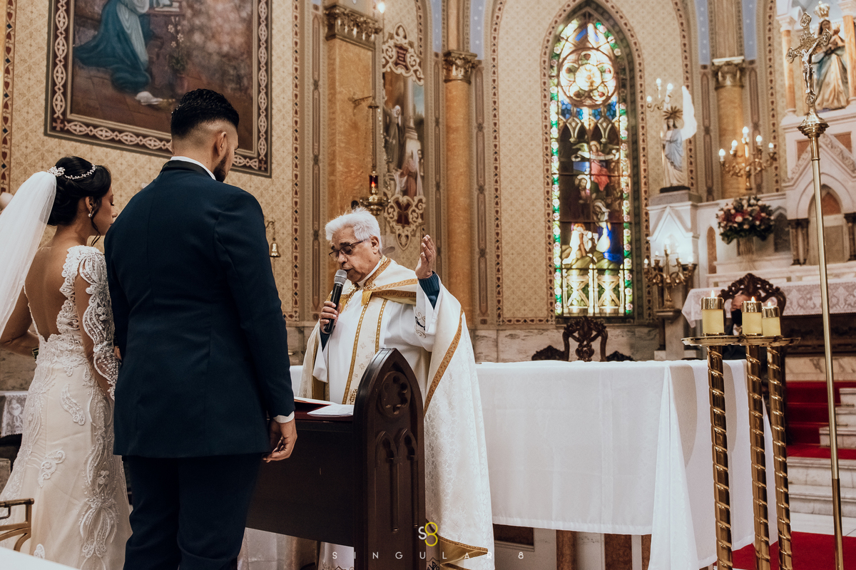 Casamento religioso na Igreja Nossa Senhora da Lapa