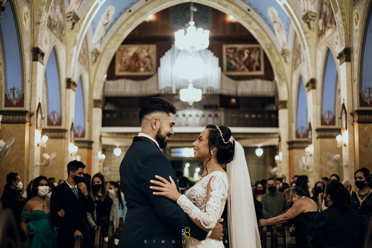 Fotografia de casamento na  Igreja Nossa Senhora da Lapa em São Paulo