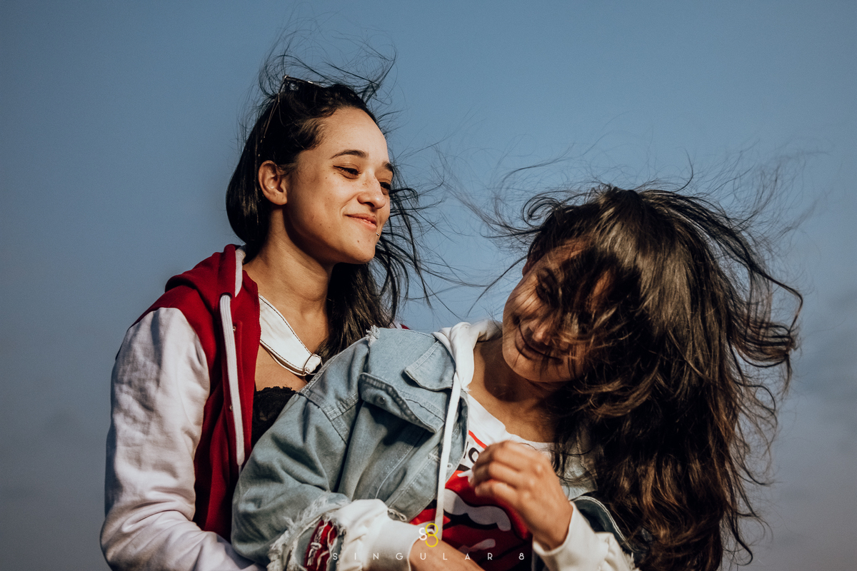 Fotografia de ensaio pré casamento de meninas no pico do olho agua mairipora