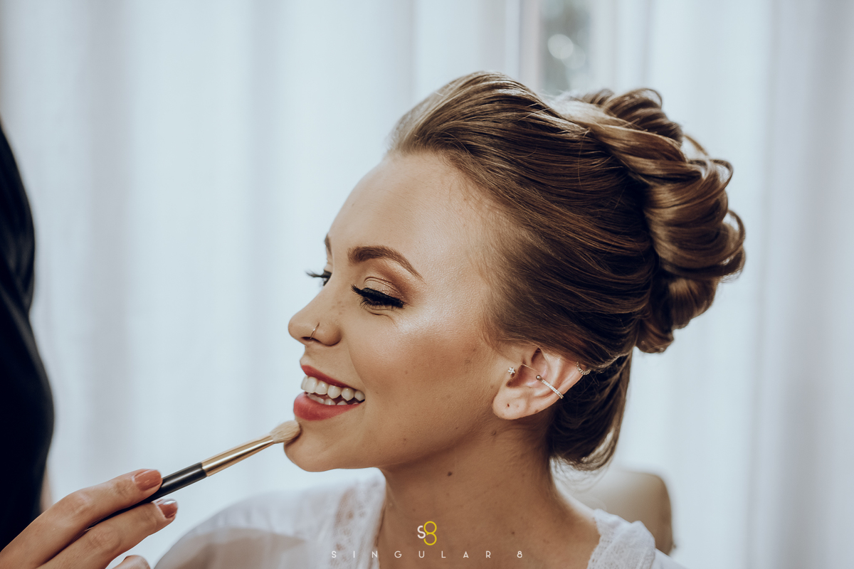 Fotografia de noiva para casamento de dia no  buffet callegari 