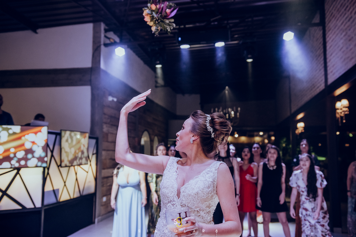 Fotografia de casamento a noite no Recanto Callegari