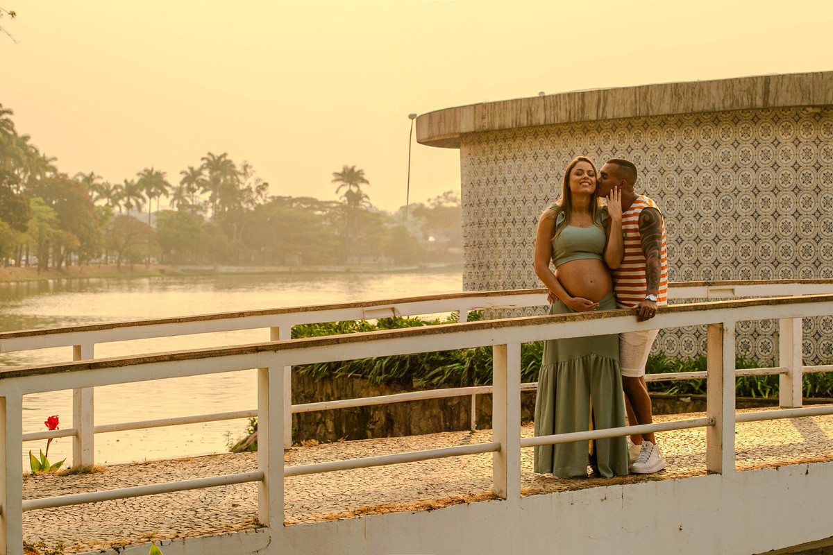 ensaio gestante lagoa da pampulha