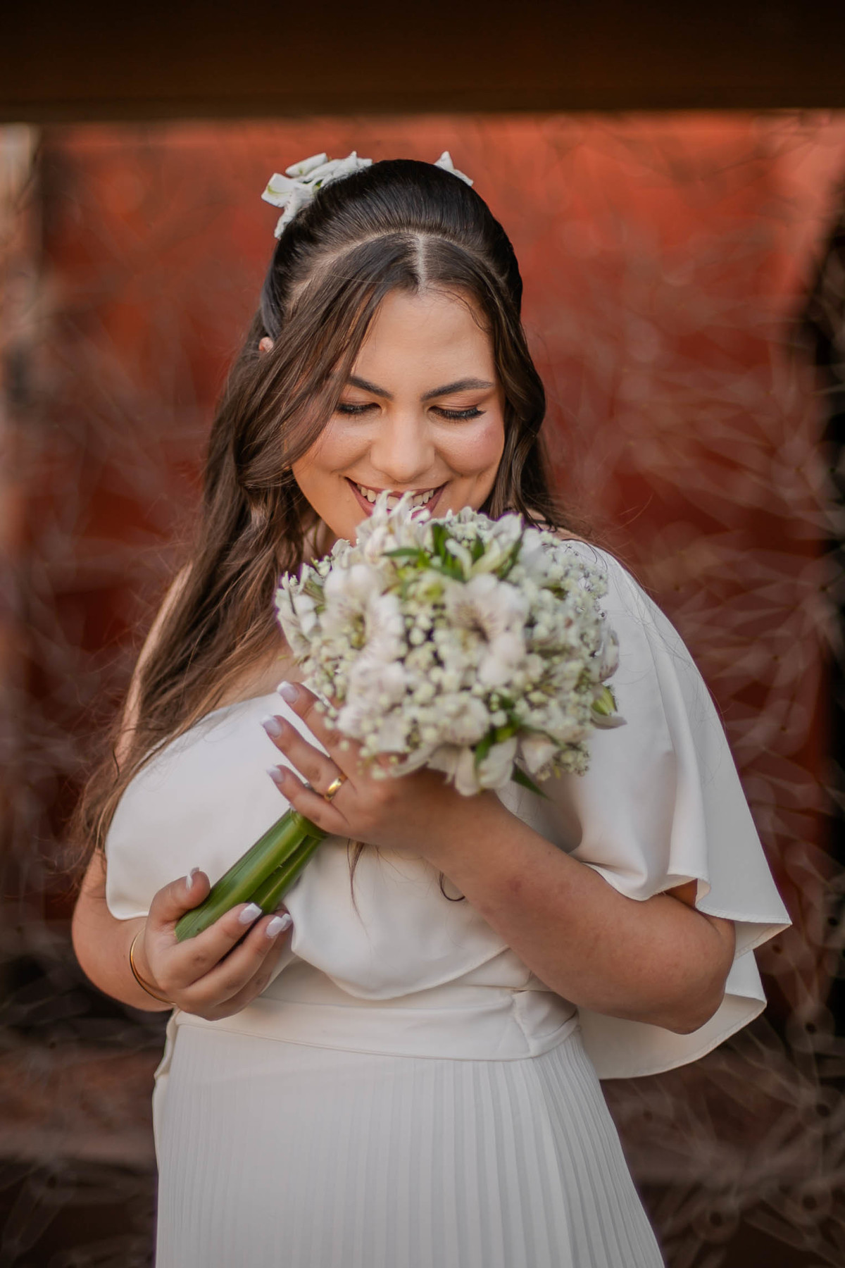 Casamento civil aracuai renata penteado nataly maquiagem make up praça do coreto ensaio de casamento de dia