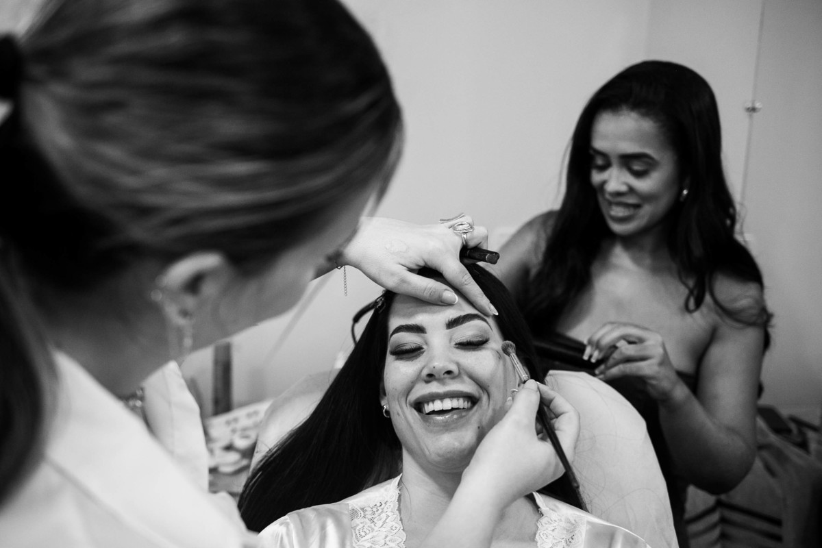 Casamento durante o dia berilo Evelyn Noda making of Thatiana Salas mirele Santos