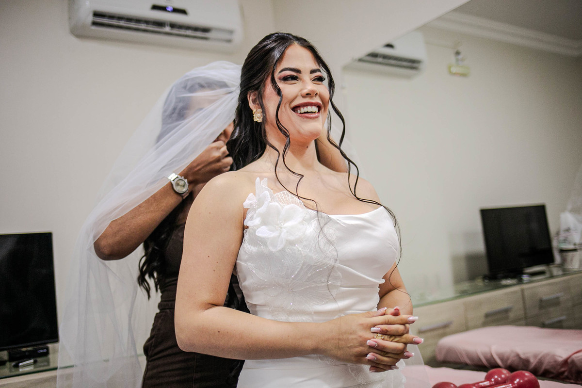 Casamento durante o dia berilo Evelyn Noda making of Thatiana Salas mirele Santos