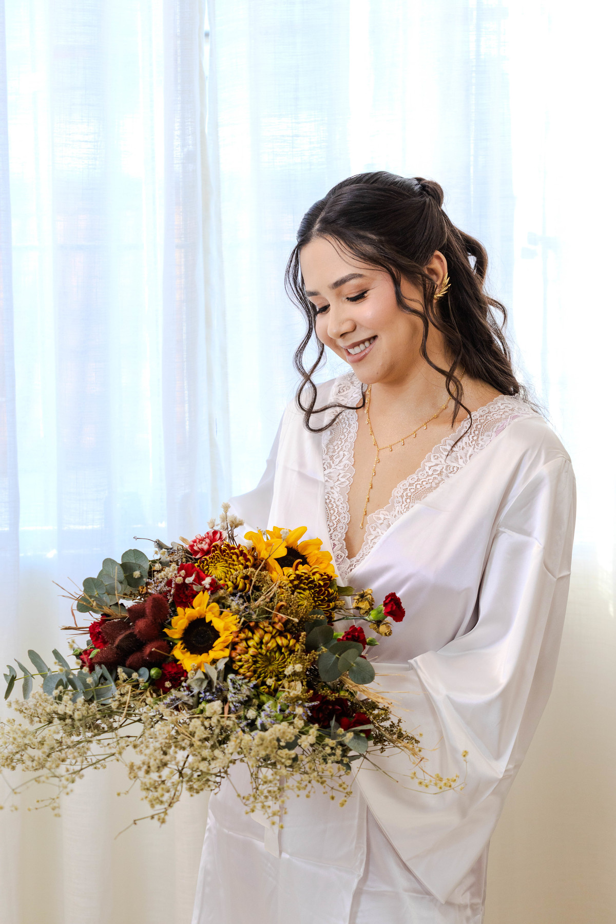 Casamento Umbanda araçuaí Bruna Dias Make Making Of Buque Floricultura