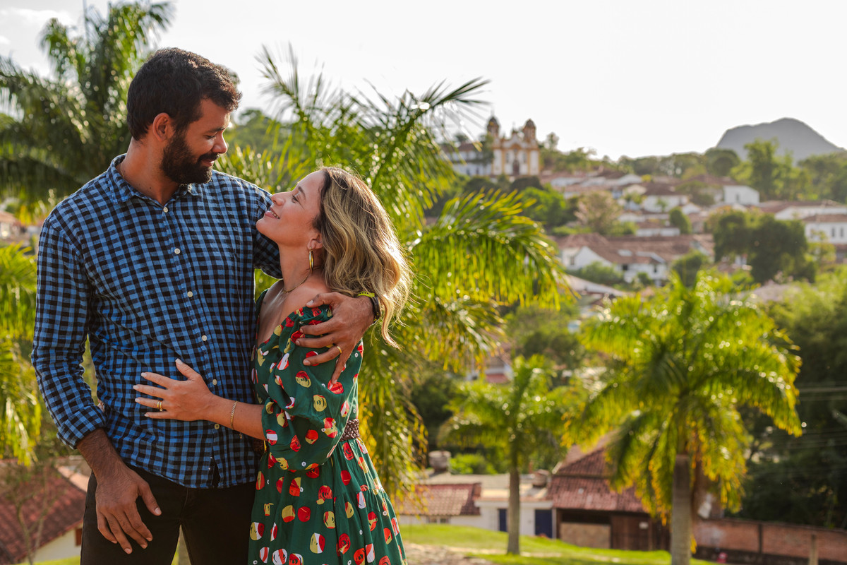 Pré Wedding surpresa tiradentes bmw trophy 1250 mirante alto são francisco igreja matriz