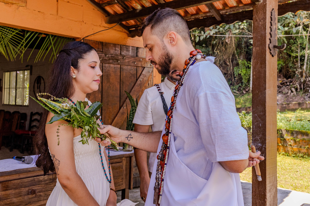 Casamento Dalila e Hiago Umbanda Terreiro Pai Manoel de Aruanda São paulo mogi das cruzes SP