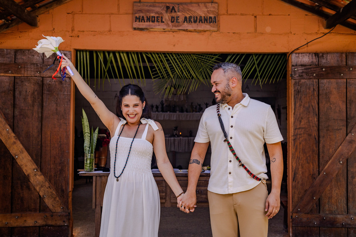 Casamento Dalila e Hiago Umbanda Terreiro Pai Manoel de Aruanda São paulo mogi das cruzes SP