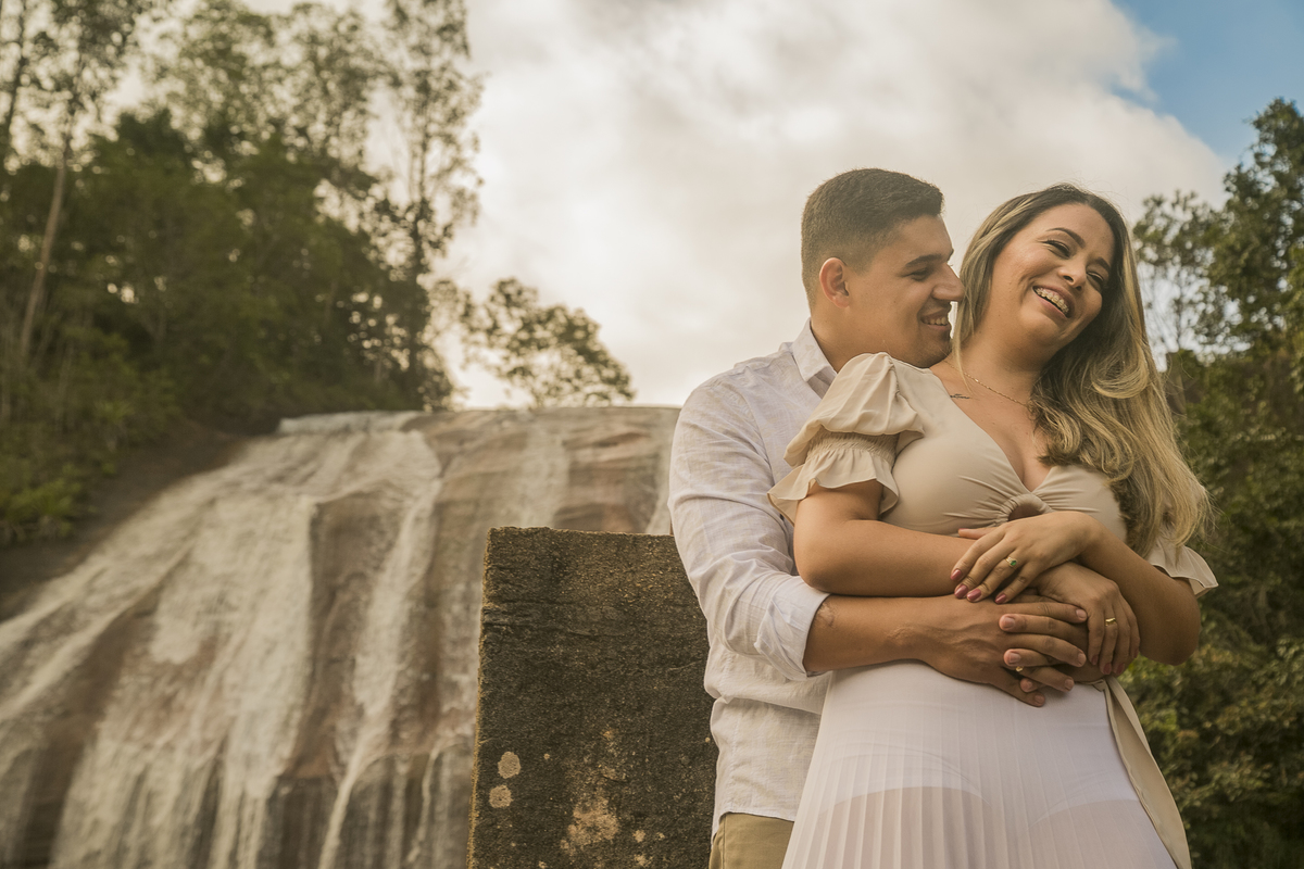 ensaio pre wedding cachoeira
