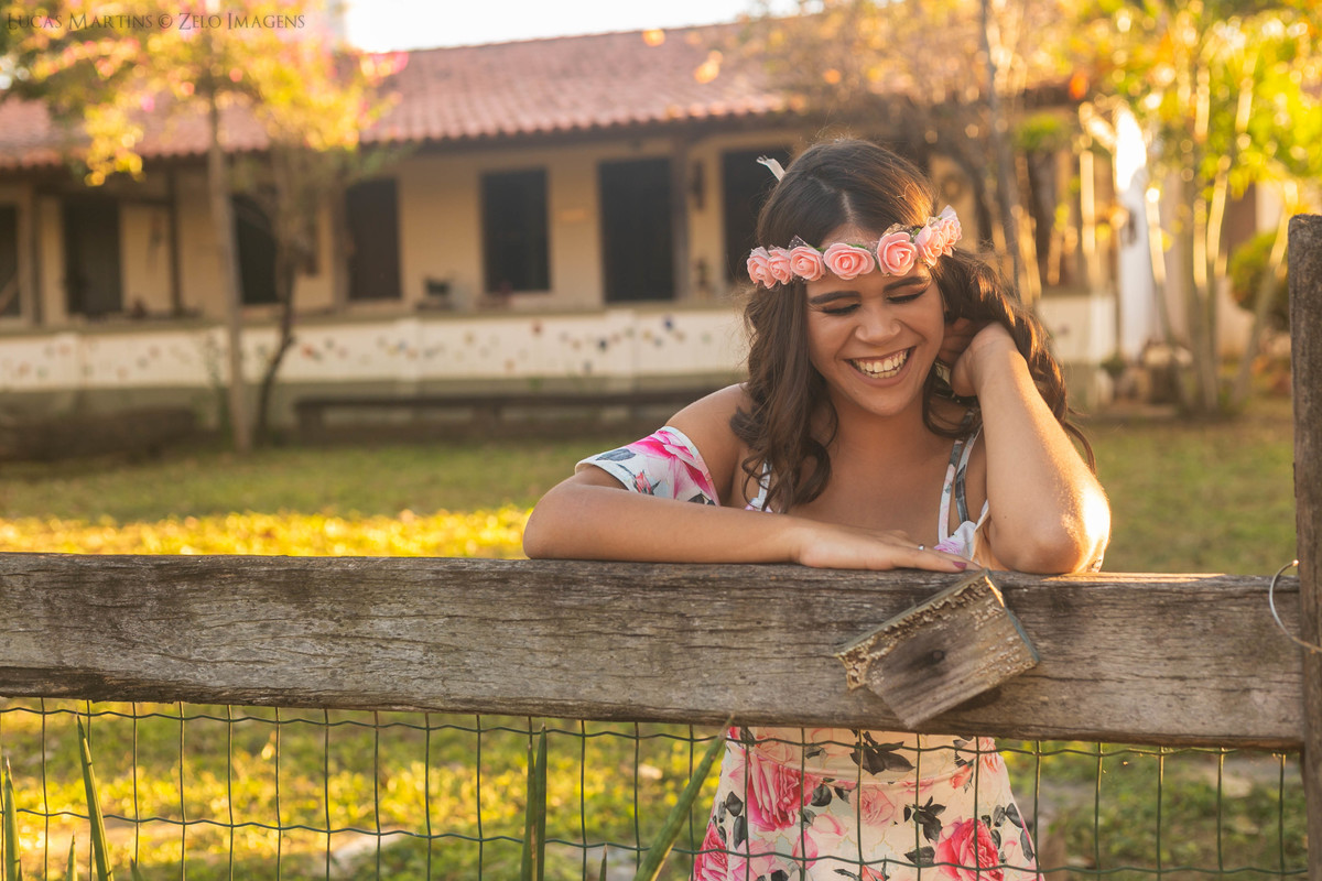 ensaio debutante na fazenda