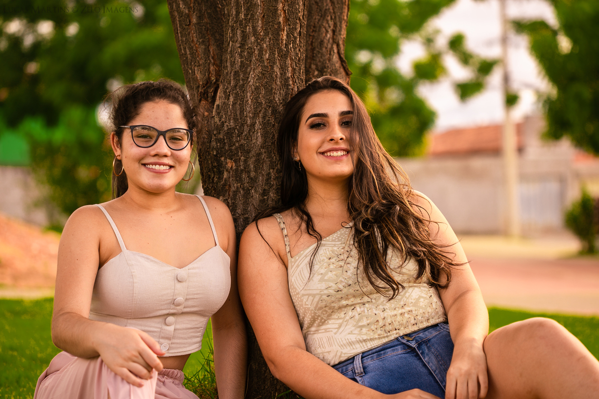 ensaio debutante com amiga