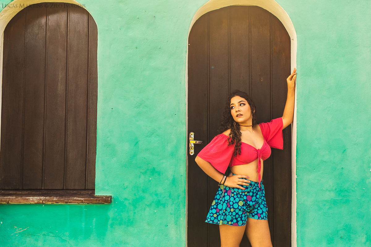 Ensaio debutante em porto seguro centro histórico azul