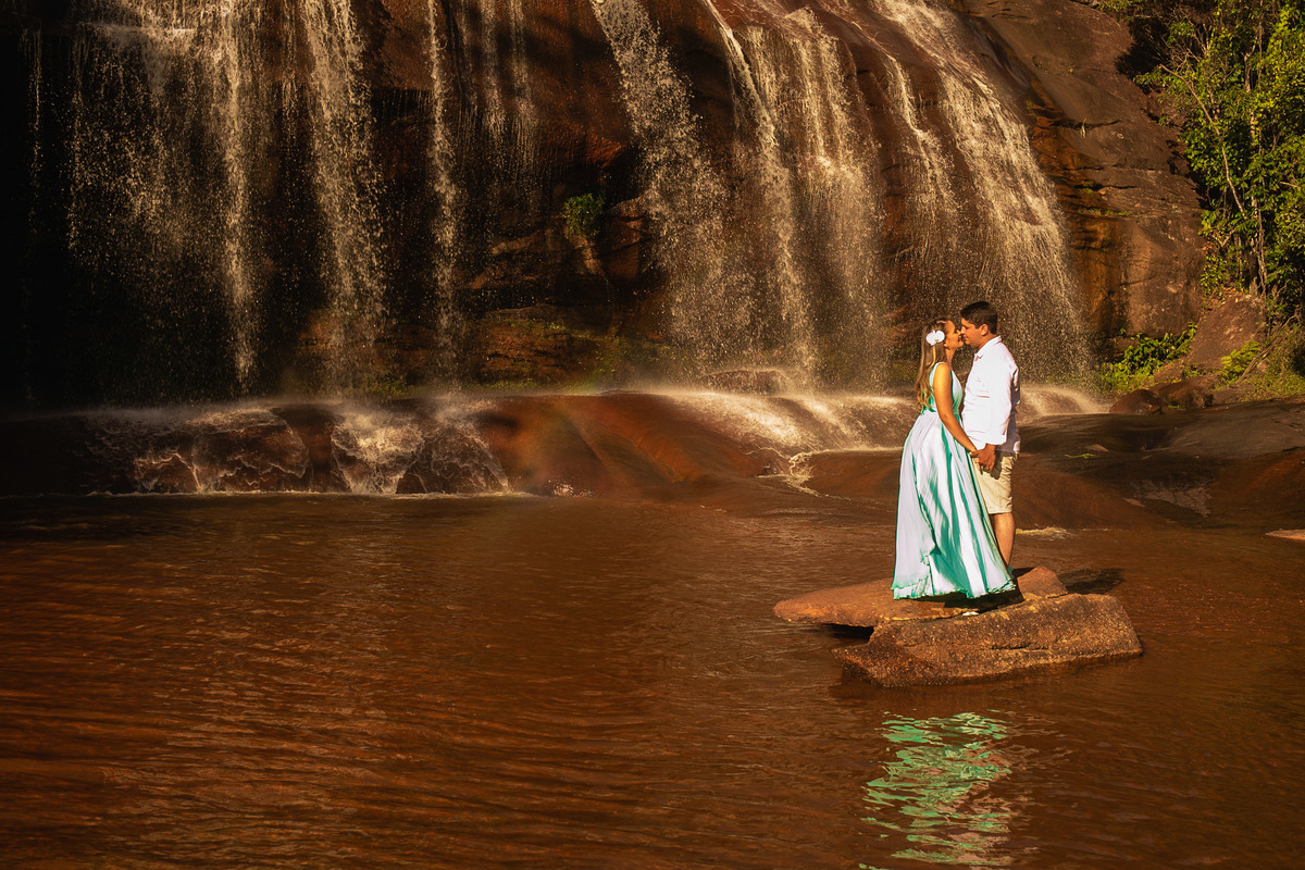 ensaio casal cachoeira