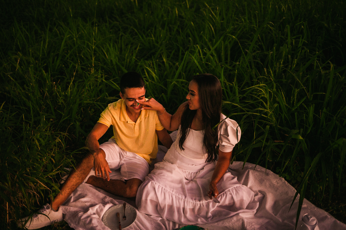 Ensaio ao ar livre sitio casal