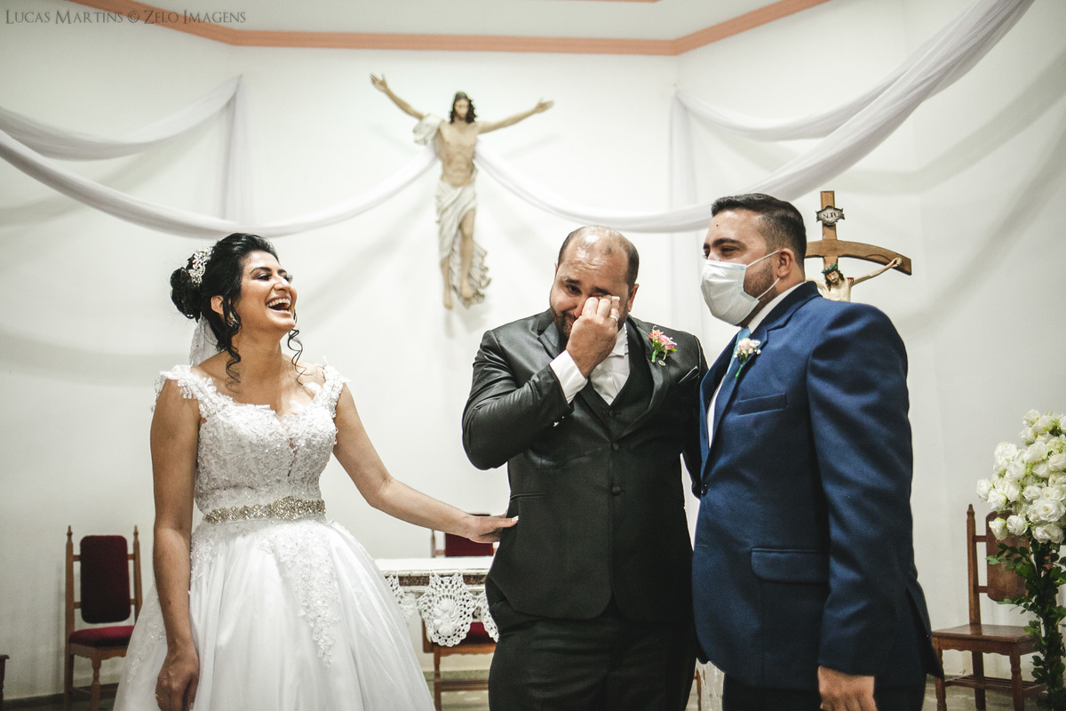 casamento virgem da lapa igreja matriz noivo emocionado