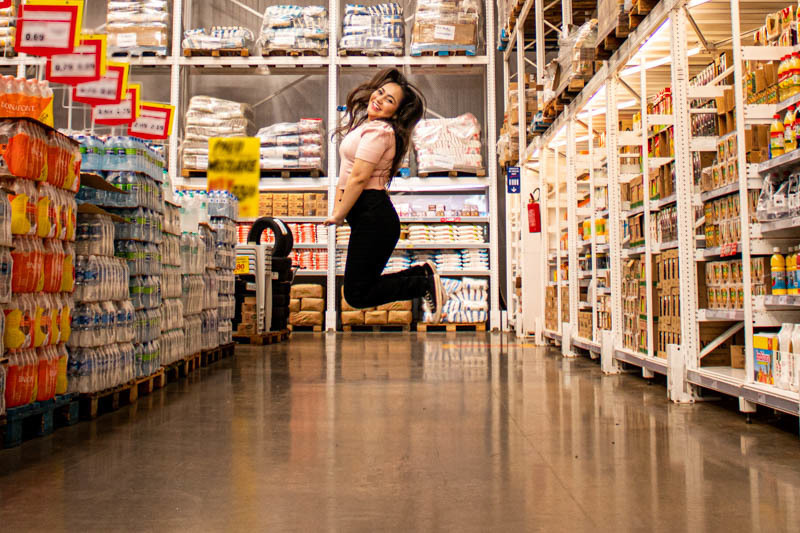 ensaio de 15 anos no supermercado Jaú - SP