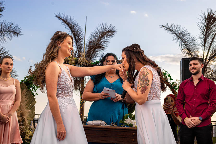 Casamento homoafetivo da Mariele e Natália  na cidade de Jaú - SP 