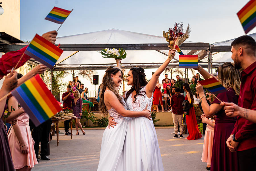 Casamento homoafetivo da Mariele e Natália  na cidade de Jaú - SP 