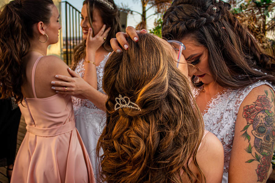 Casamento homoafetivo da Mariele e Natália  na cidade de Jaú - SP 