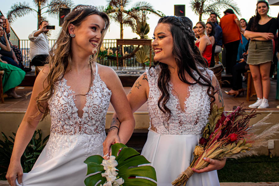 Casamento homoafetivo da Mariele e Natália  na cidade de Jaú - SP 