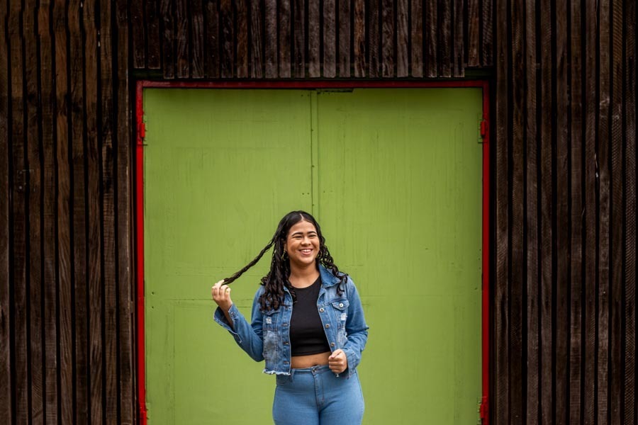 ensaio de 15 anos no Parque do Rio Jaú