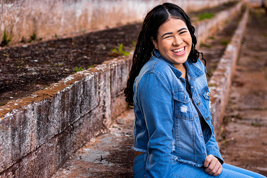 ensaio de 15 anos no Parque do Rio Jaú
