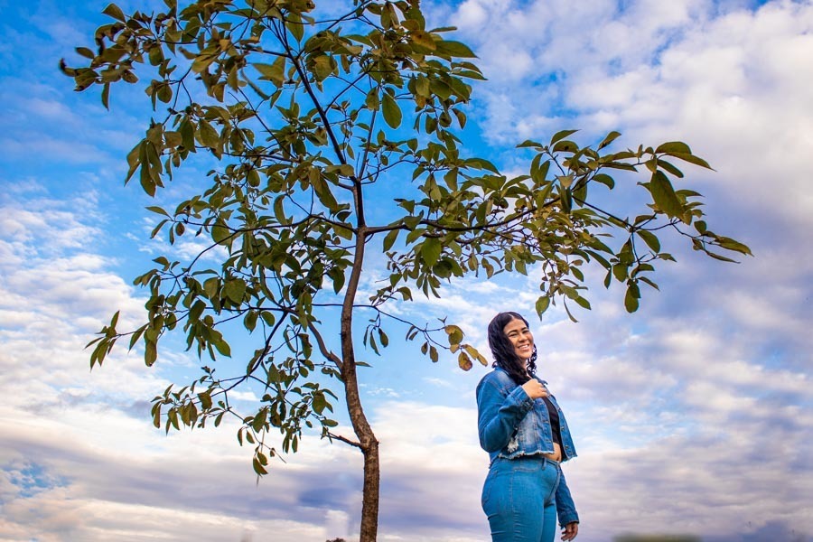 ensaio de 15 anos no Parque do Rio Jaú