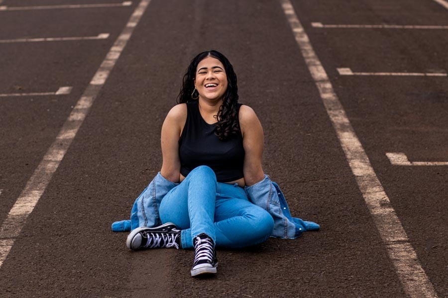 ensaio de 15 anos no Parque do Rio Jaú