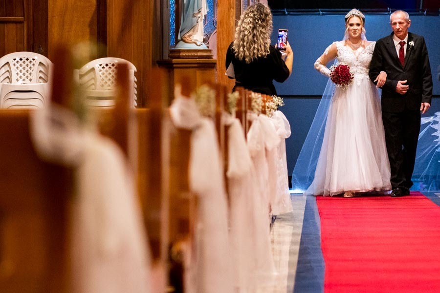casamento Evelyn e Guilherme jau sp igreja são benetido 