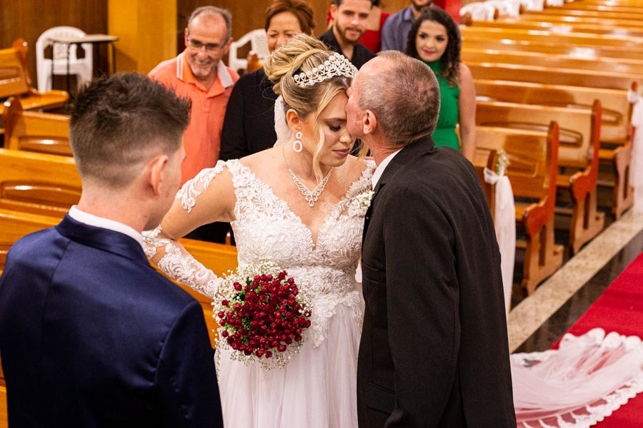casamento Evelyn e Guilherme jau sp igreja são benetido 