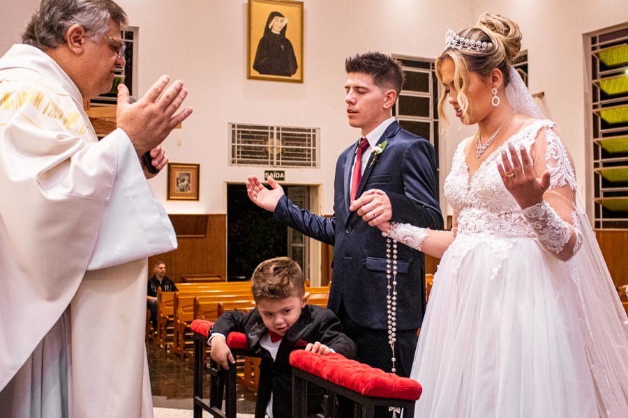 casamento Evelyn e Guilherme jau sp igreja são benetido 