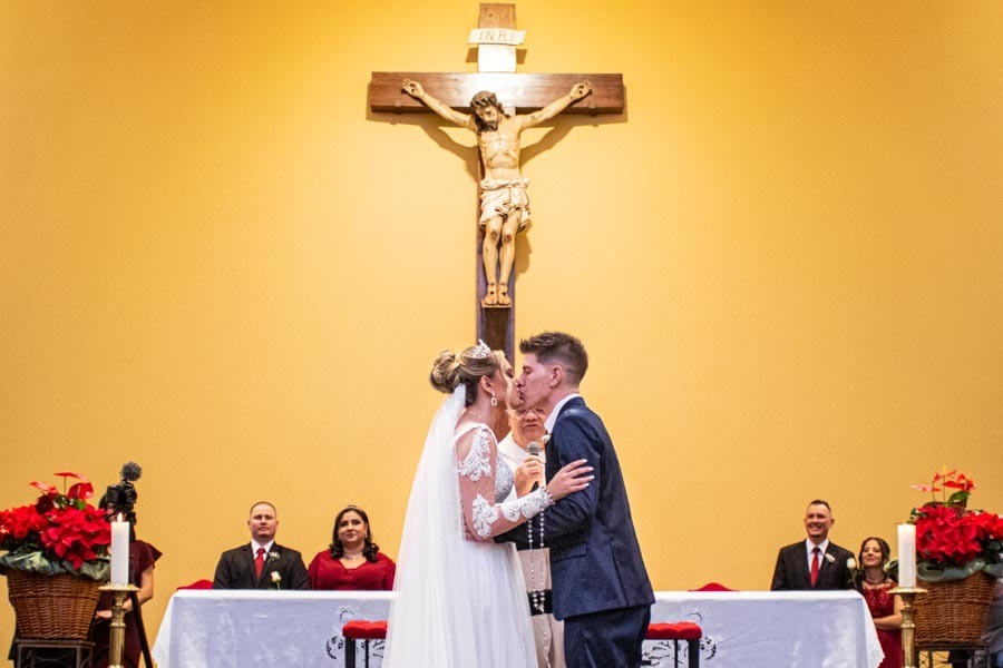 casamento Evelyn e Guilherme jau sp igreja são benetido 