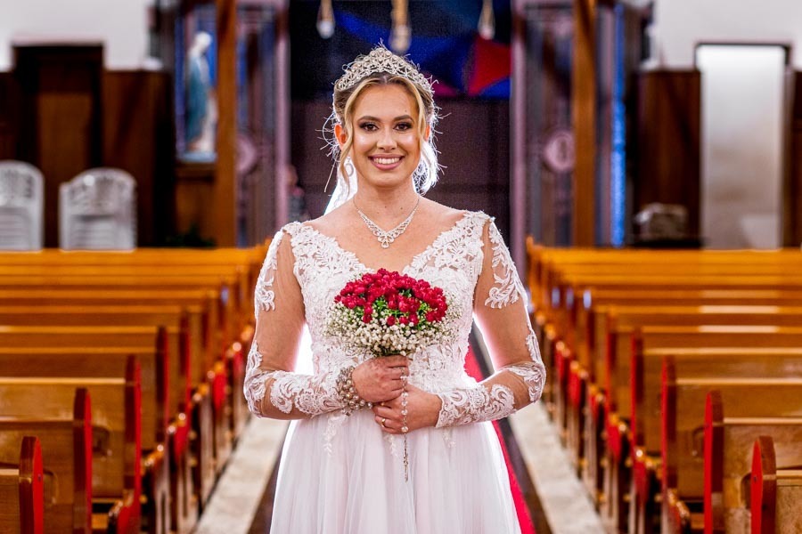 casamento Evelyn e Guilherme jau sp igreja são benetido 