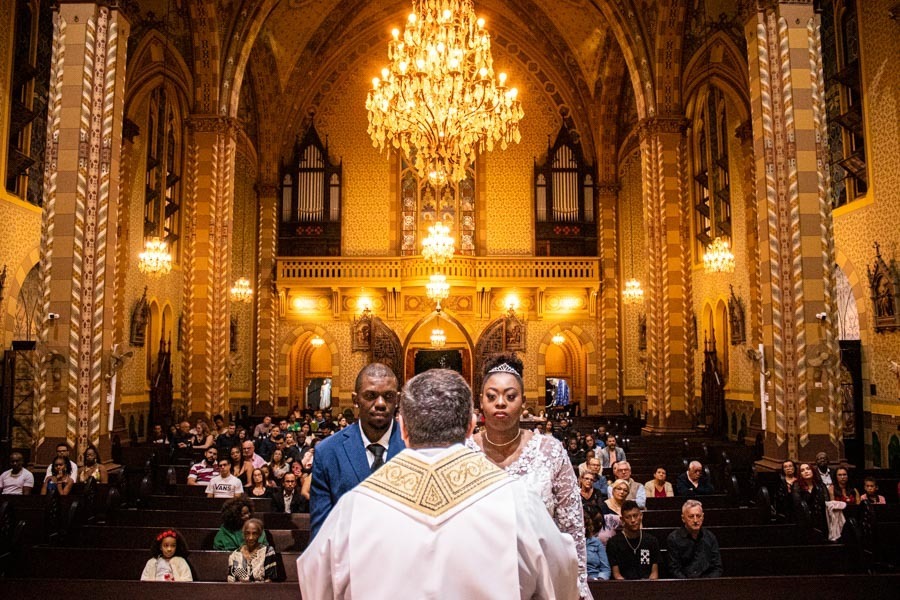 casamento Matriz jau sp Valber Trevisan Suzi e Wesley