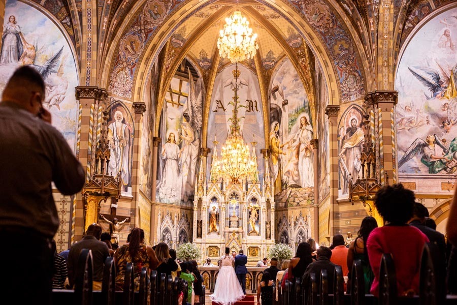 casamento Matriz jau sp Valber Trevisan Suzi e Wesley