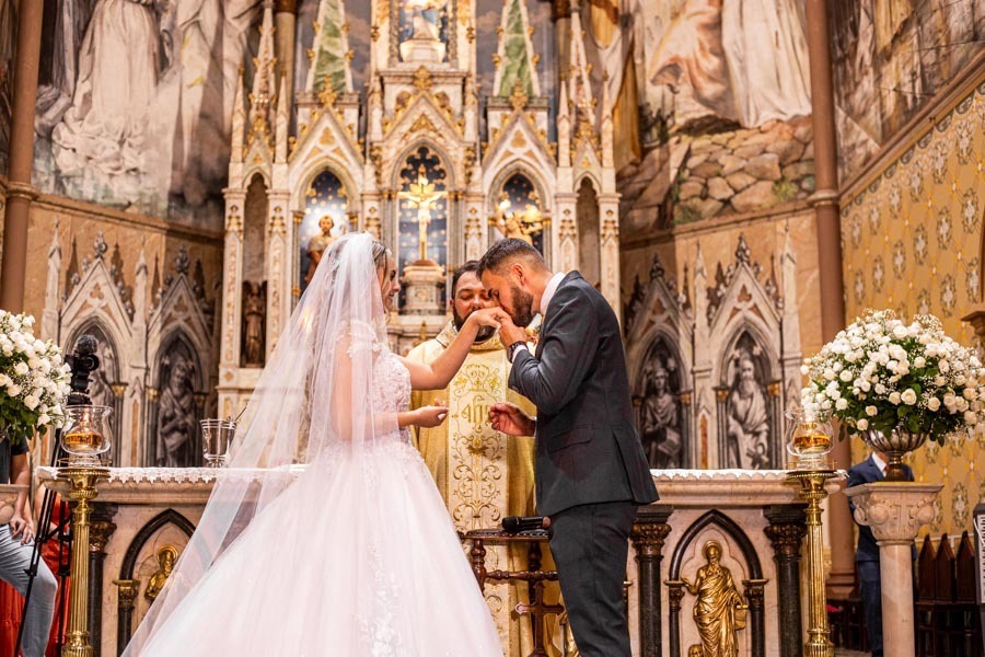 casamento Luíza e Diego Matriz Jau sp Valber Trevisan Fotografia
