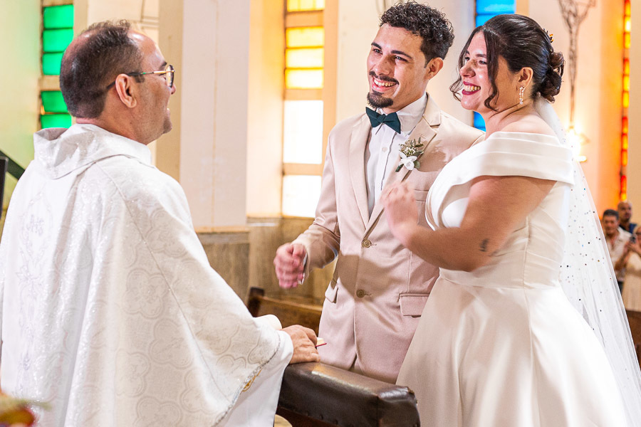 Casamento Heloisa e Vinicius Valber Trevisan Paroquia Santo Expedito Bariri SP