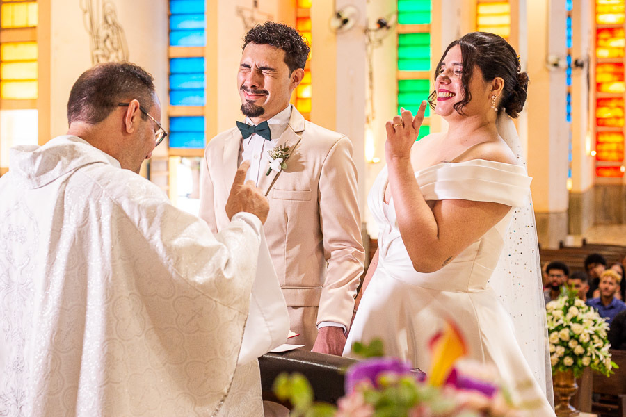 Casamento Heloisa e Vinicius Valber Trevisan Paroquia Santo Expedito Bariri SP