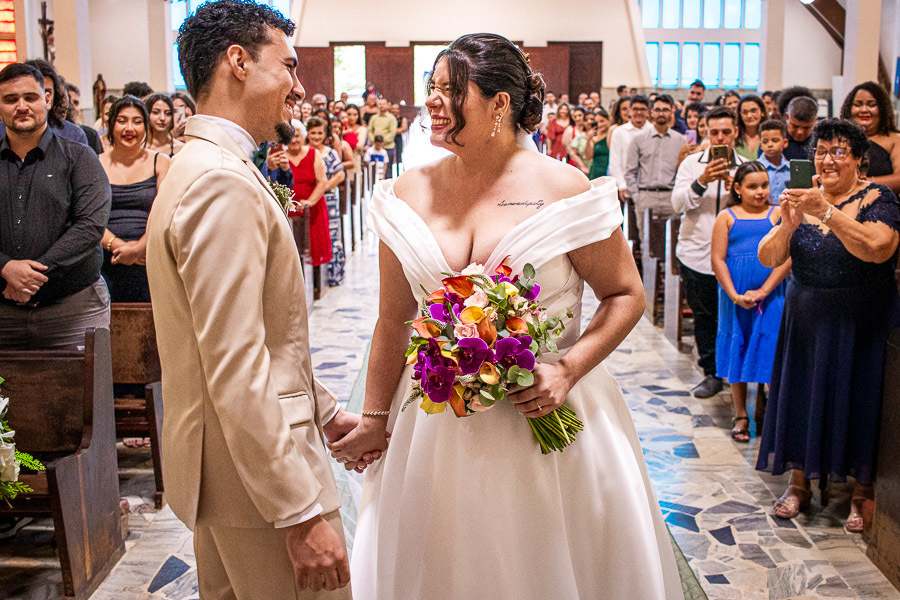Casamento Heloisa e Vinicius Valber Trevisan Paroquia Santo Expedito Bariri SP