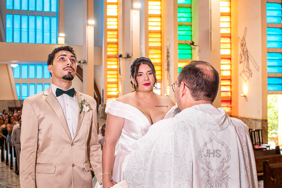 Casamento Heloisa e Vinicius Valber Trevisan Paroquia Santo Expedito Bariri SP
