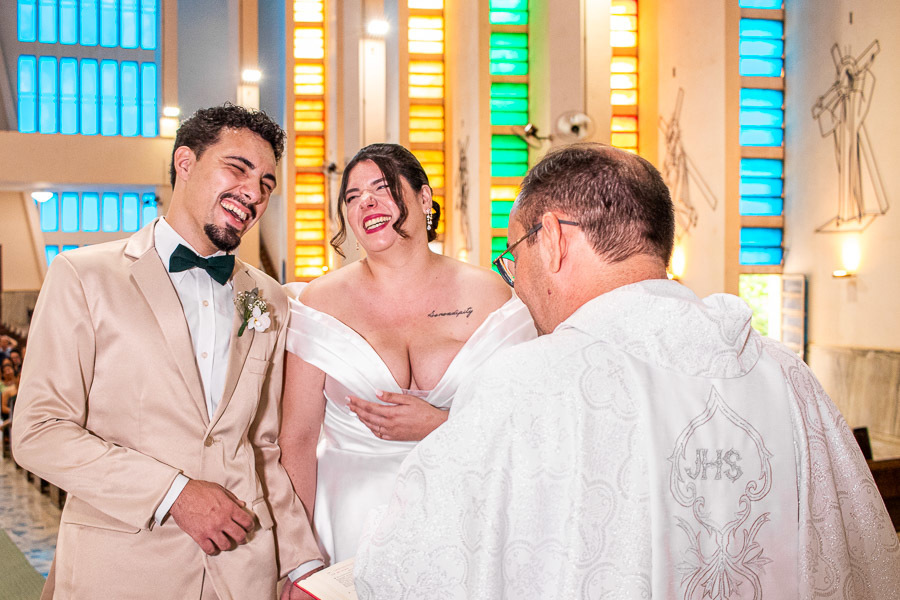 Casamento Heloisa e Vinicius Valber Trevisan Paroquia Santo Expedito Bariri SP