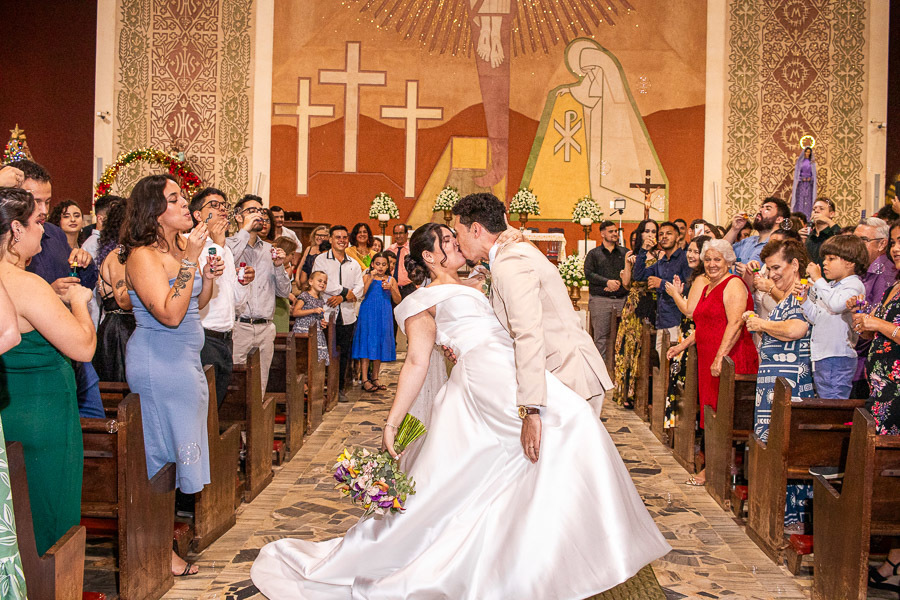 Casamento Heloisa e Vinicius Valber Trevisan Paroquia Santo Expedito Bariri SP