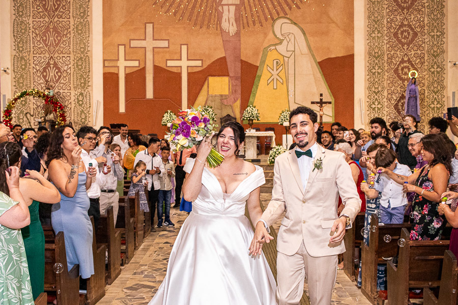 Casamento Heloisa e Vinicius Valber Trevisan Paroquia Santo Expedito Bariri SP
