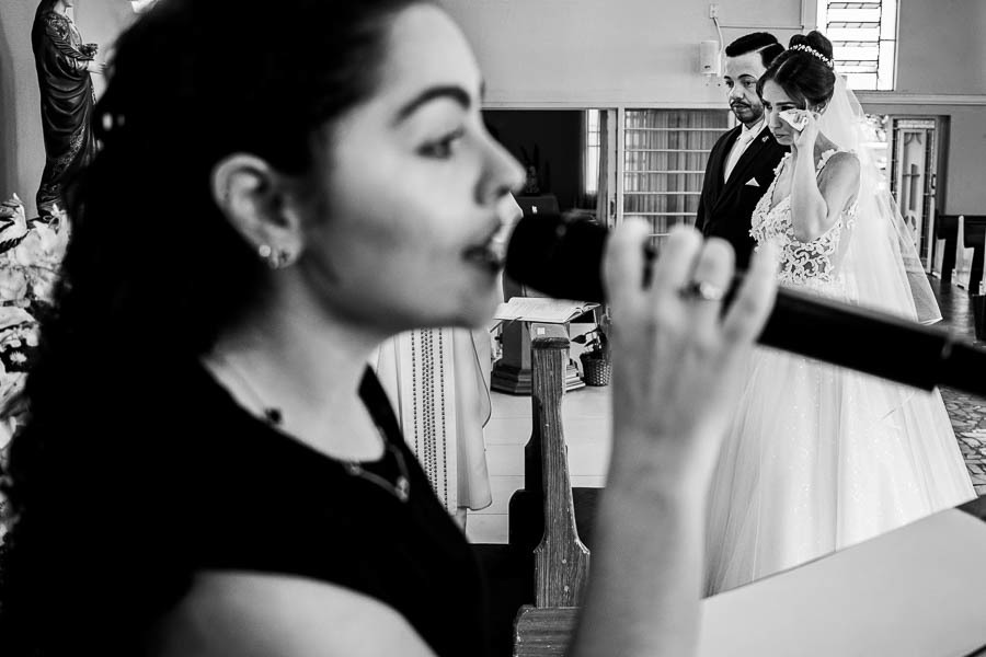 Casamento em Bariri SP Igreja Santa Luiza Pamela e Tiago Valber Trevisan