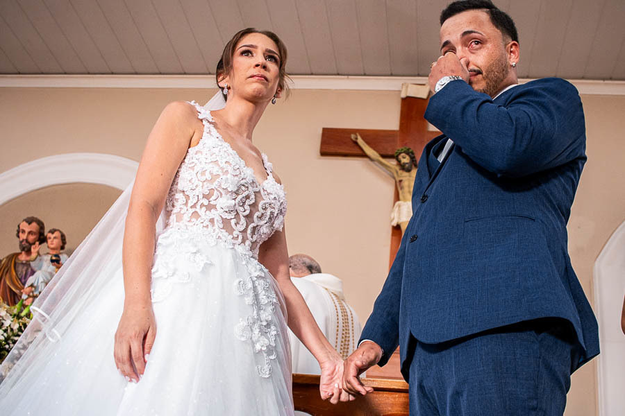 Casamento em Bariri SP Igreja Santa Luiza Pamela e Tiago Valber Trevisan