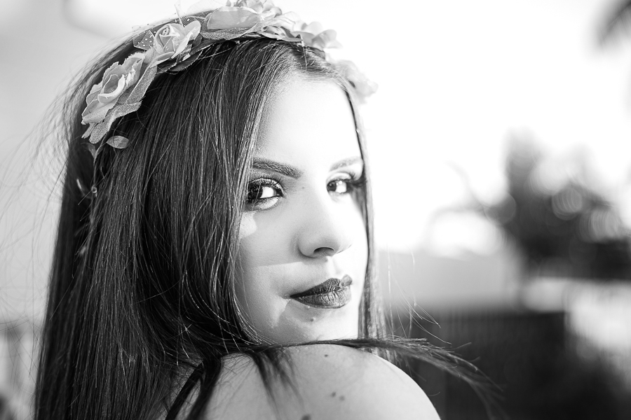 um olhar contagiante da debutante